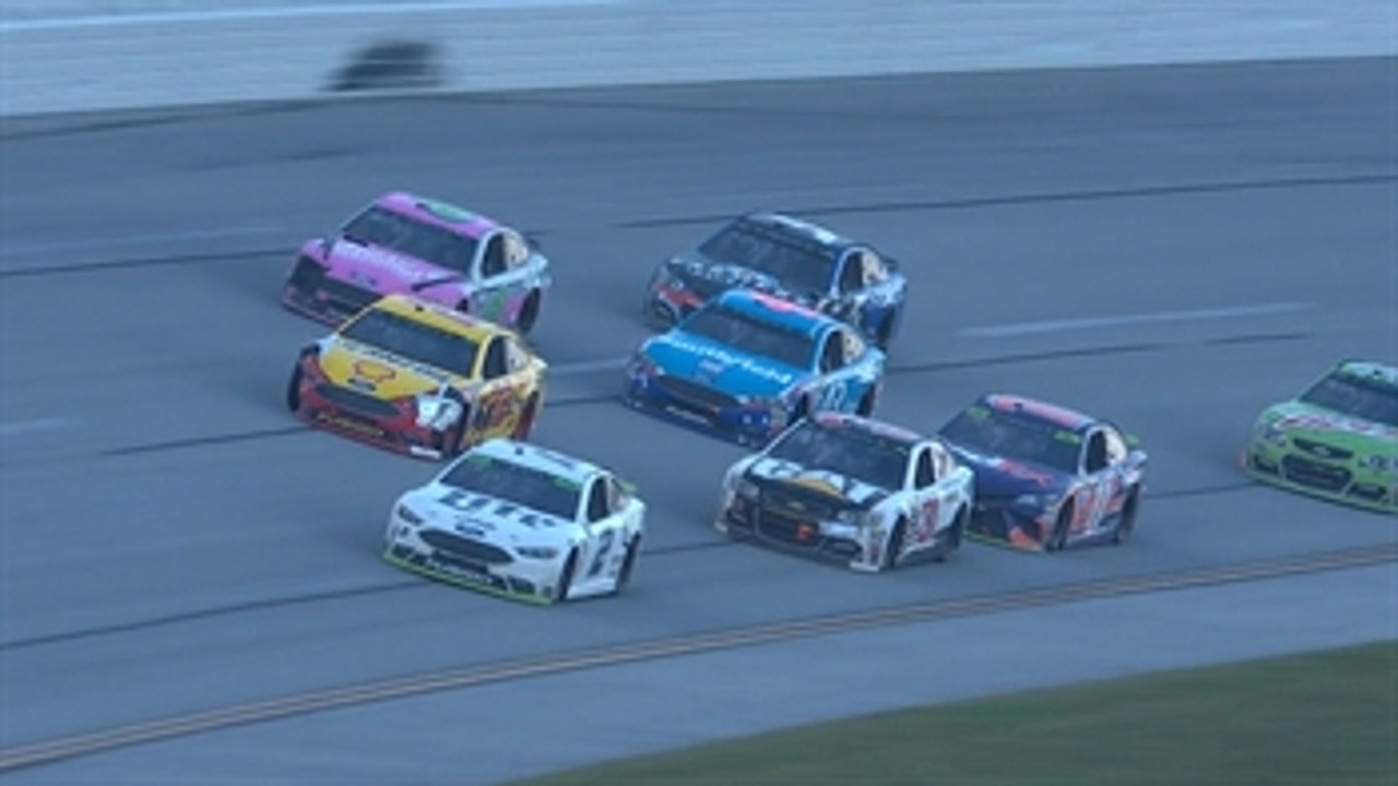 Here's how Brad Keselowski was able to pass Ryan Newman on the last lap to win at Talladega