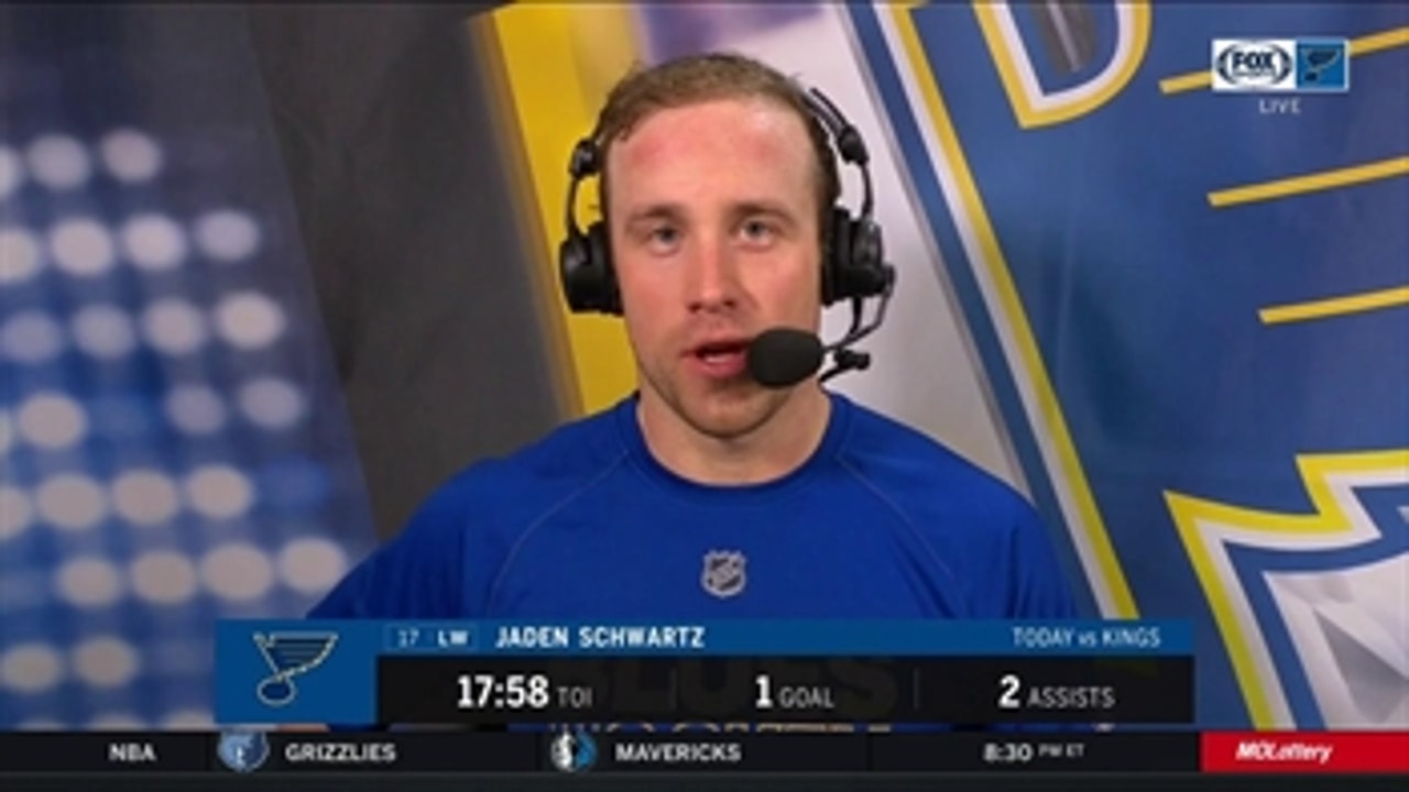 Jaden Schwartz: 'I thought our execution was really good' against Kings