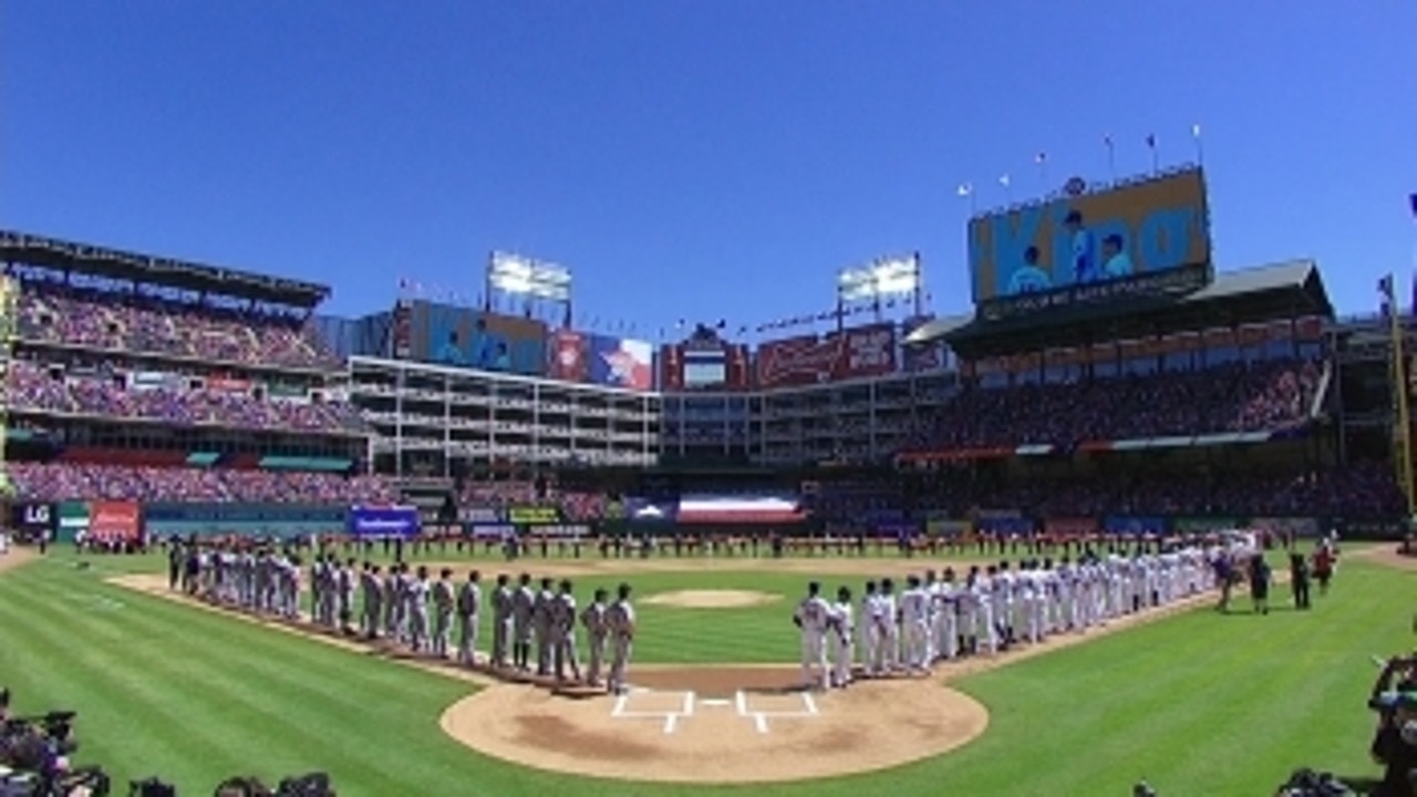 Rangers Live: Player Introductions on Opening Day