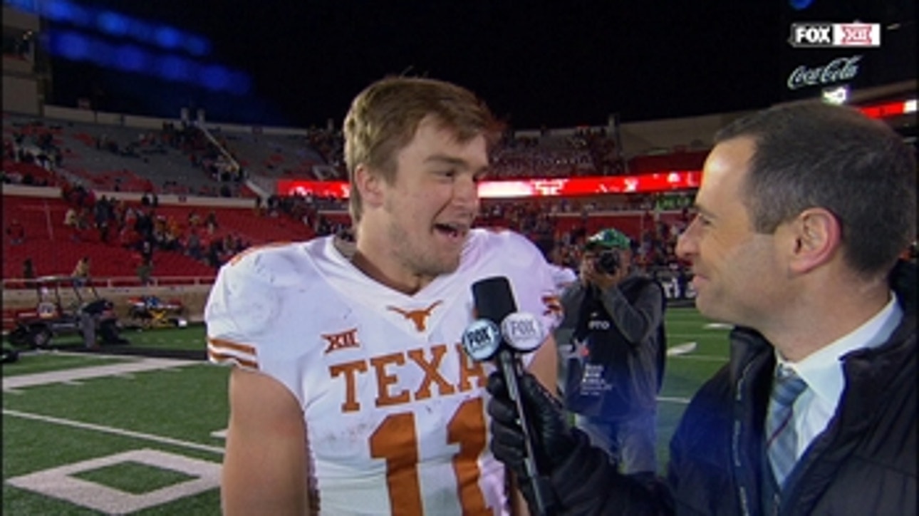 Sam Ehlinger on game-winning drive: 'We knew we were gunna go down there and finish it'