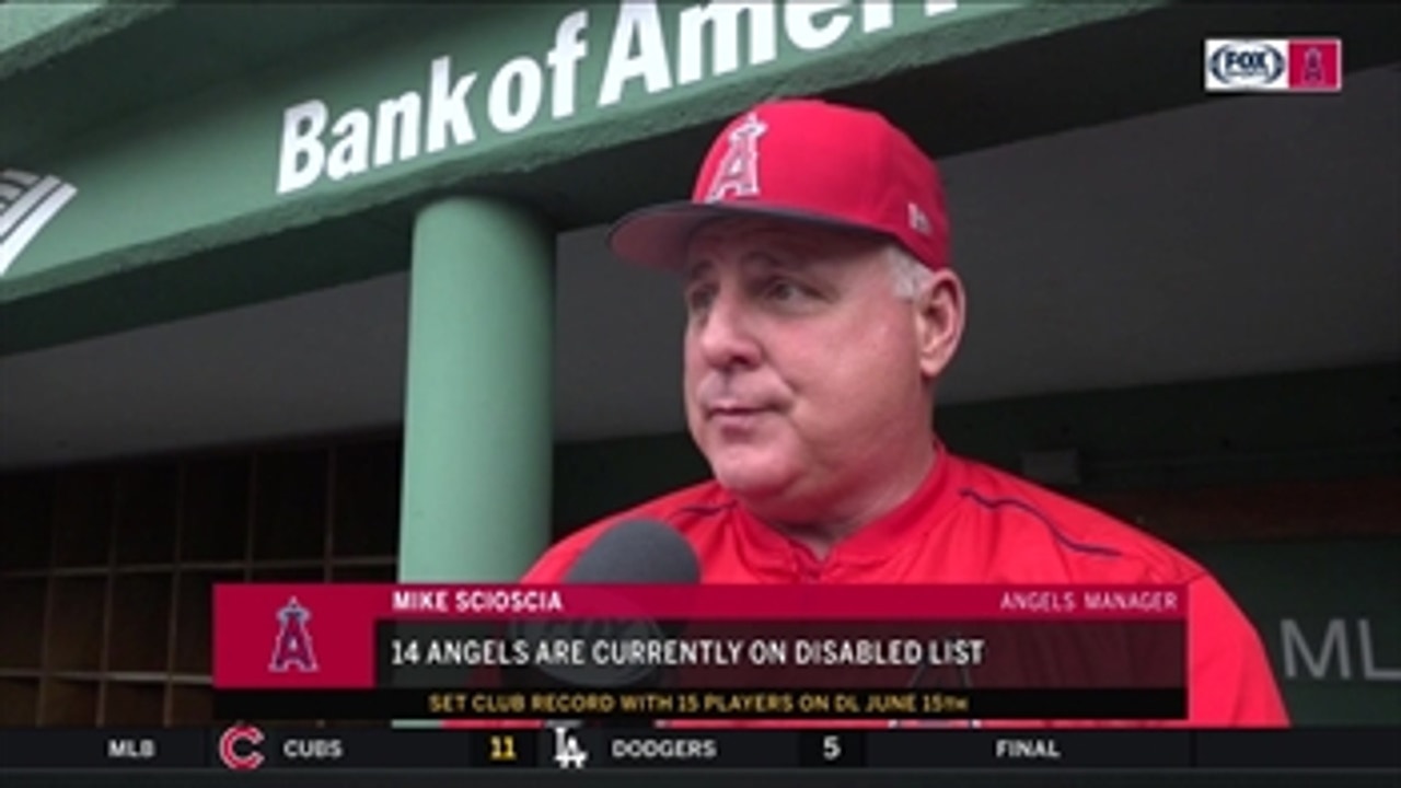 Mike Scioscia remains positive amidst Angels growing disabled list