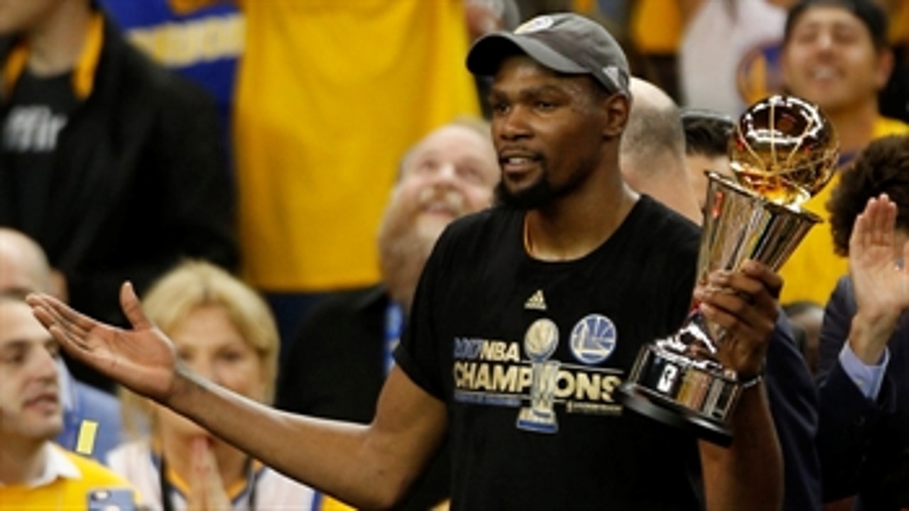 Nick is still picking KD to win season MVP this year, despite all of the off-court antics
