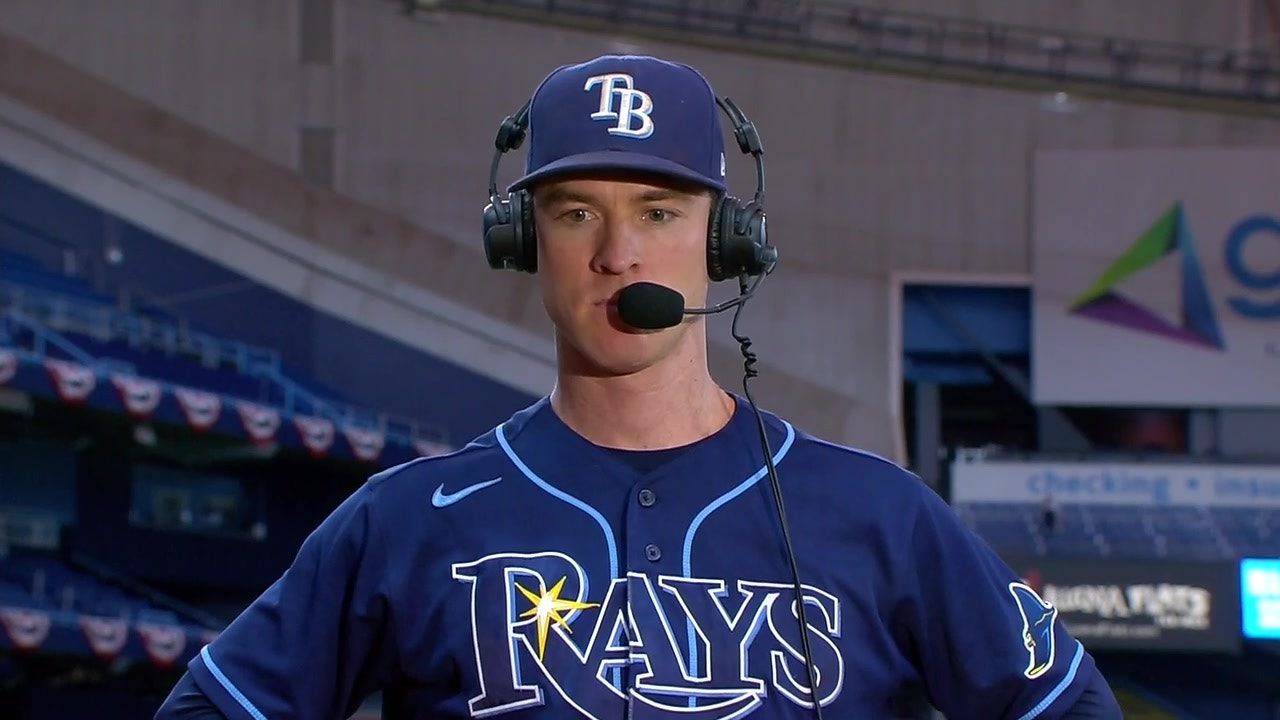 Joey Wendle recaps his big game after Rays' victory