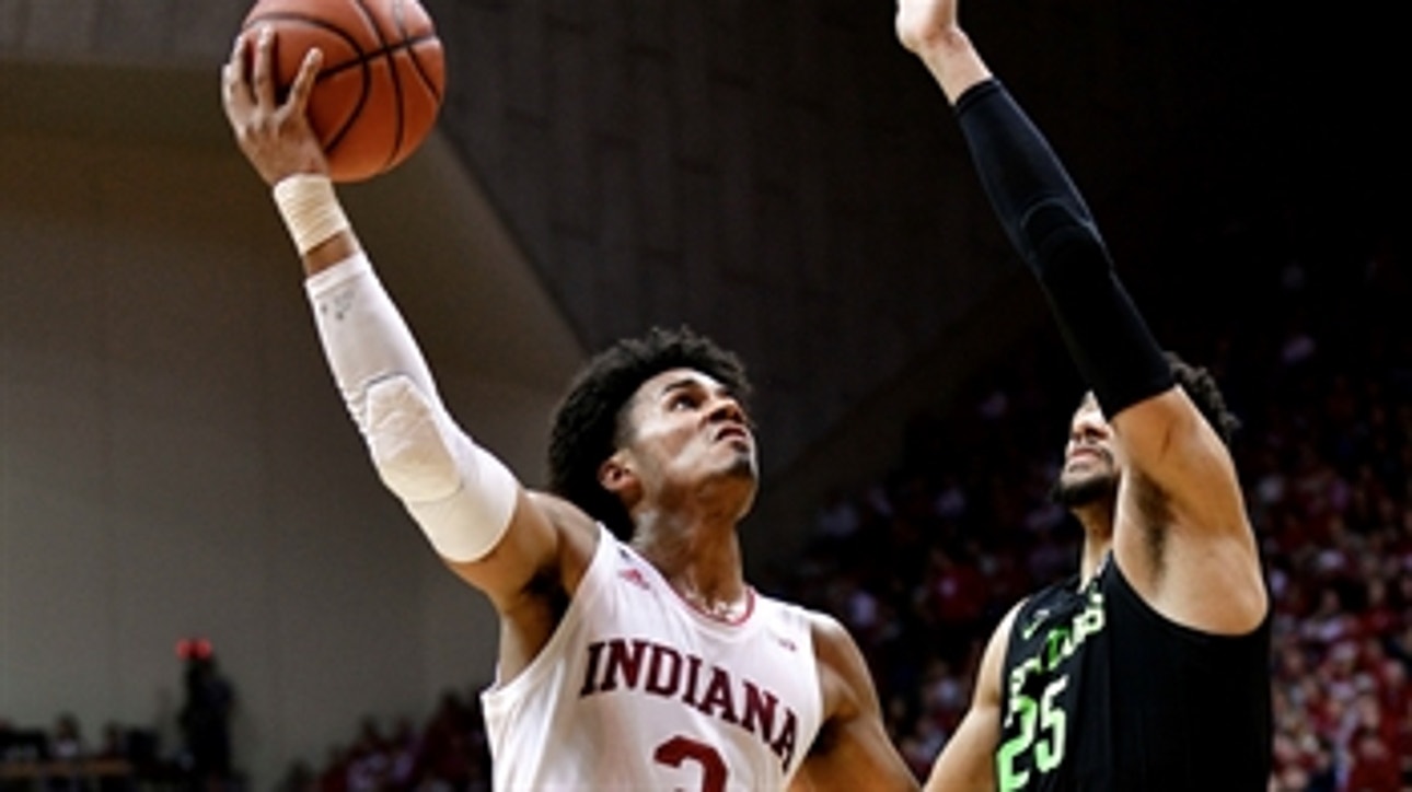Justin Smith scores a career-high 24 points in Indiana's upset of No. 6 Michigan State