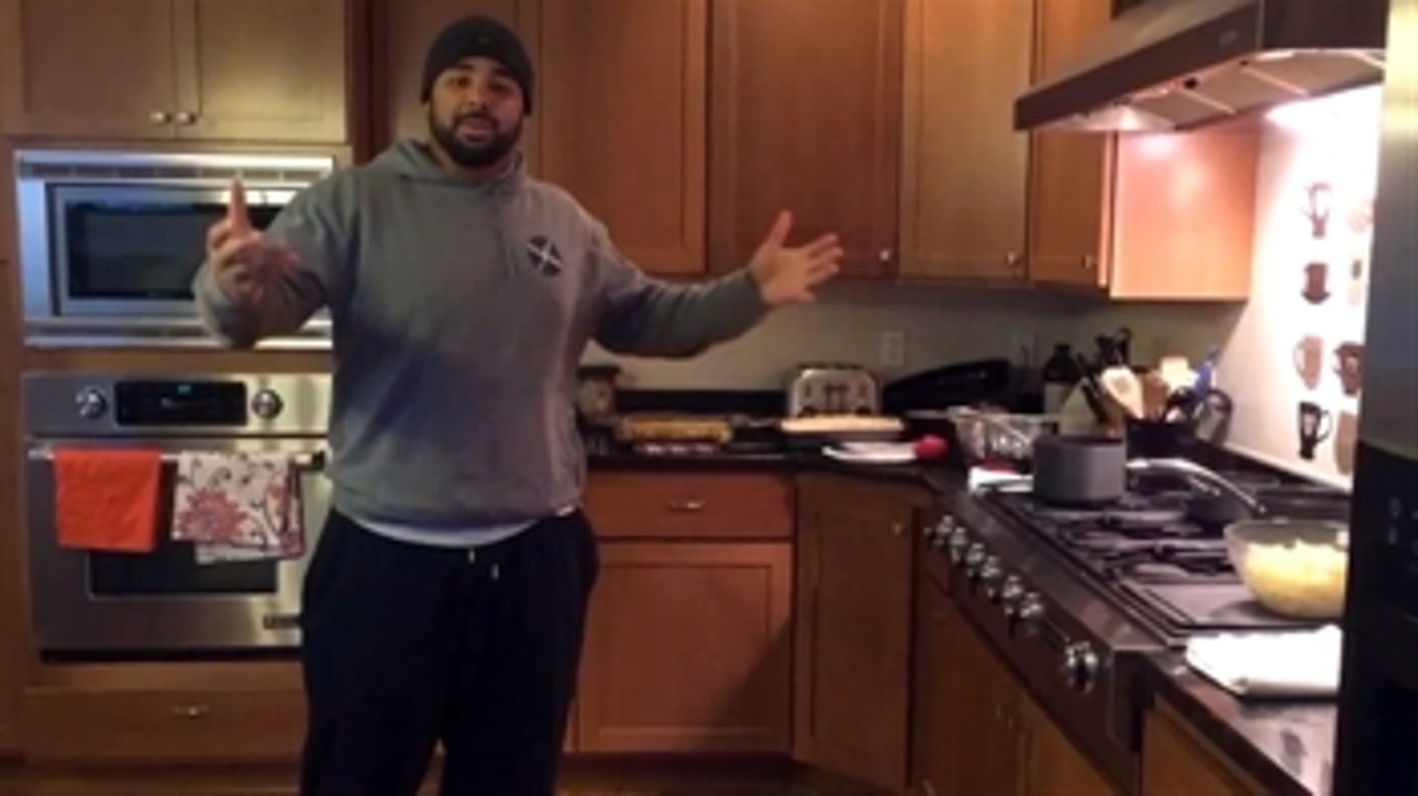 Jordan Hill clearly knows what he's doing in the kitchen - 'PROcast'