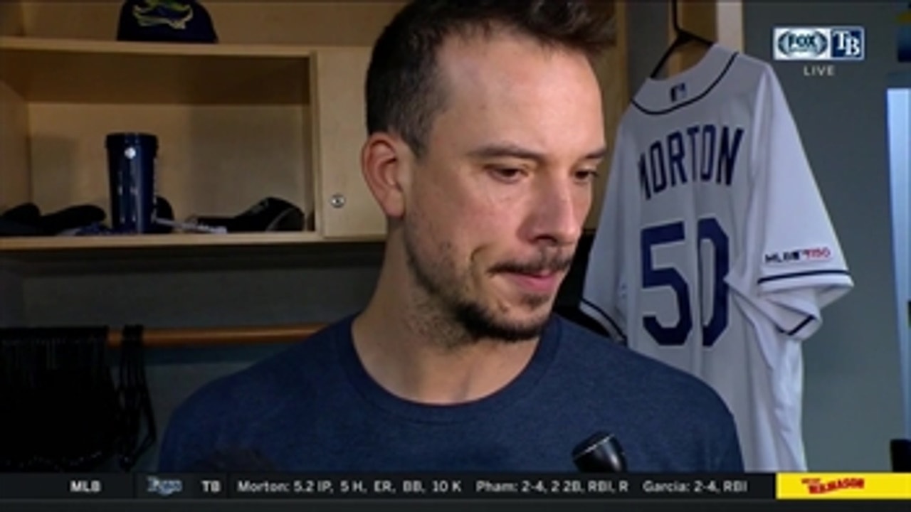 Charlie Morton recaps his start against Yankees