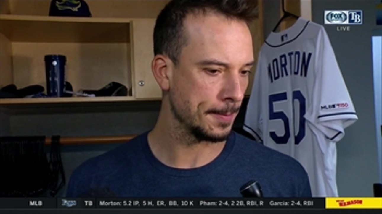 Charlie Morton recaps his start against Yankees