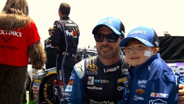 Meet Beau Smith, Jimmie Johnson's friend and biggest fan I NASCAR RACEDAY