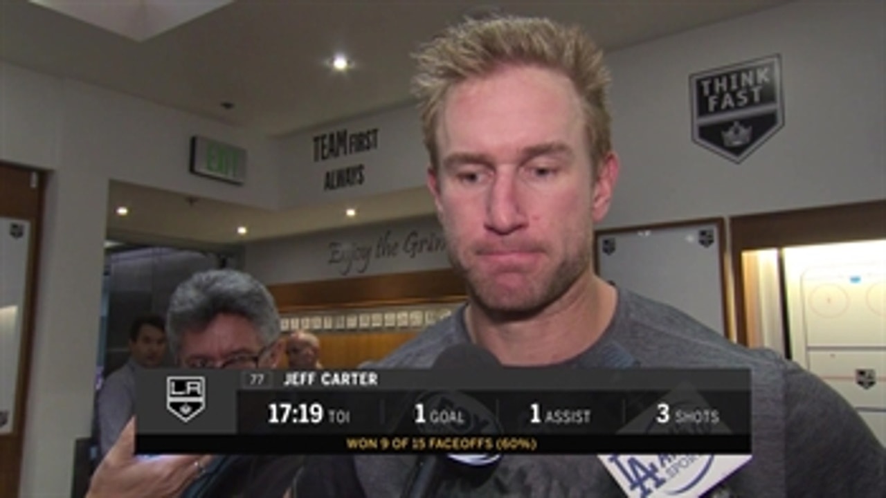 Jeff Carter adds second-period goal in LA Kings loss to Flyers