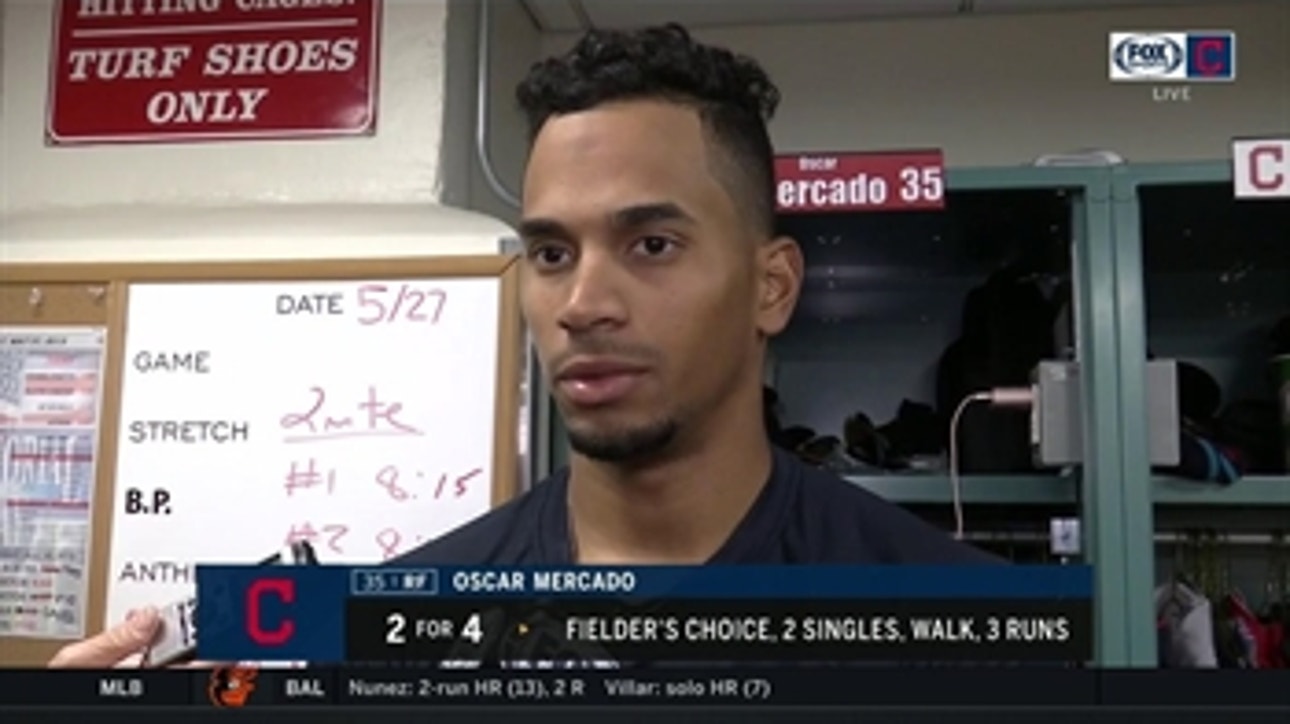 Oscar Mercado says there's more than hitting, can't let pitchers down