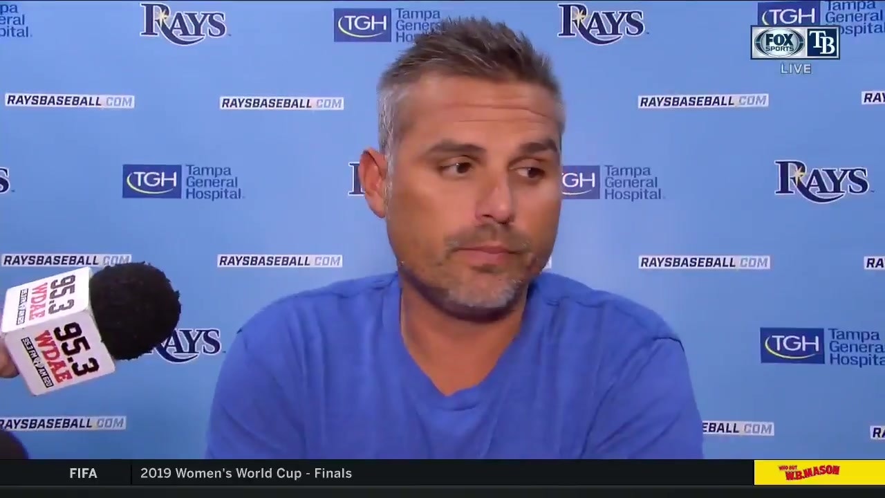 Kevin Cash talks about Charlie Morton and Rays' bullpen