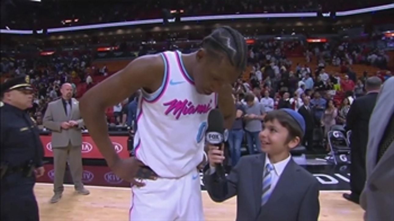 Benji Karp gets the scoop from J-Rich in the Winner's Circle