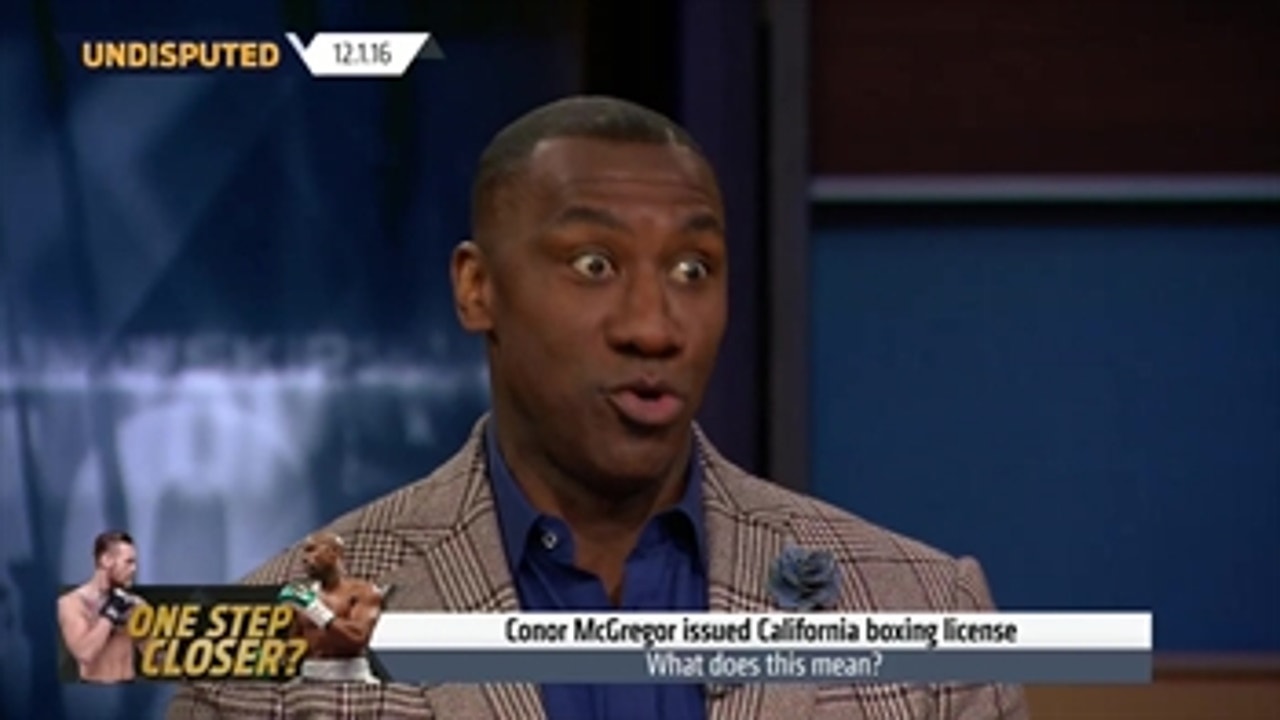 Conor McGregor gets his boxing license - is McGregor/Mayweather happening? | UNDISPUTED