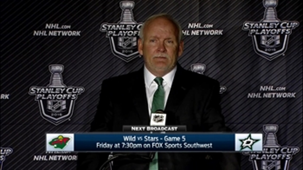 Ruff on what Stars need to do to close out Wild