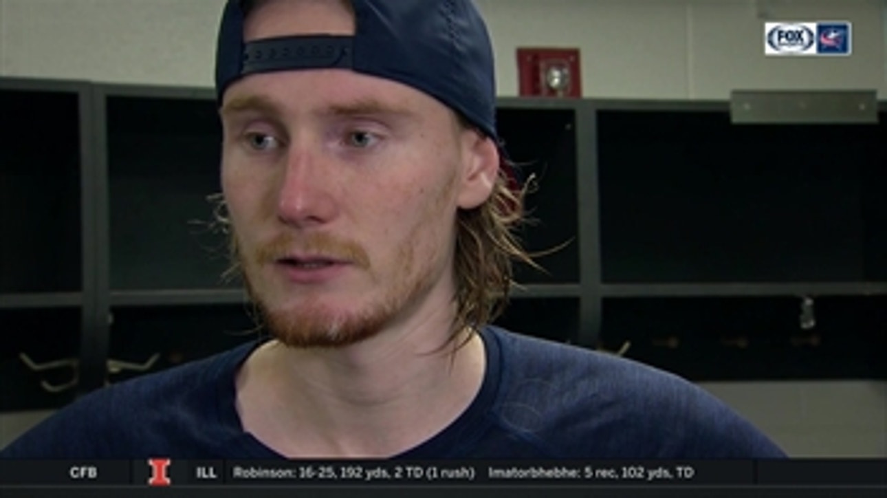 Joonas Korpisalo credits Blue Jackets' defensive play in front of him