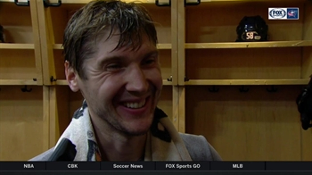 Sergei Bobrovsky loves the wins and calling out reporters