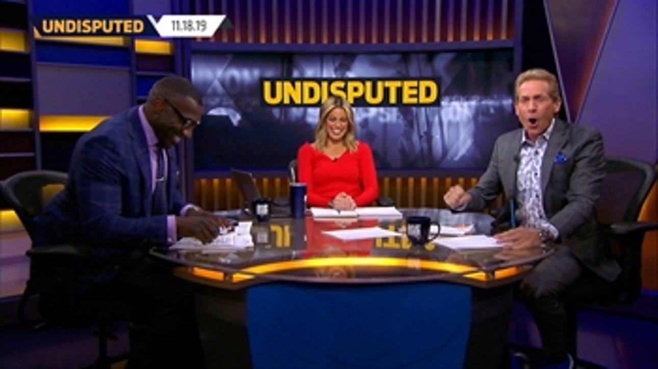 'How bout them Dallas Cowboys?!' Skip Bayless celebrates the Cowboys beating the Lions