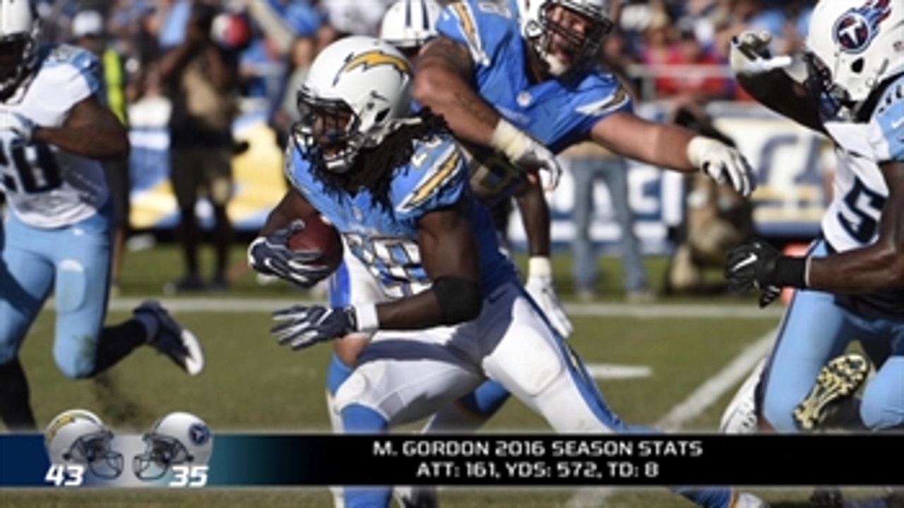 Is Melvin Gordon's success due in part to injuries to key Chargers?