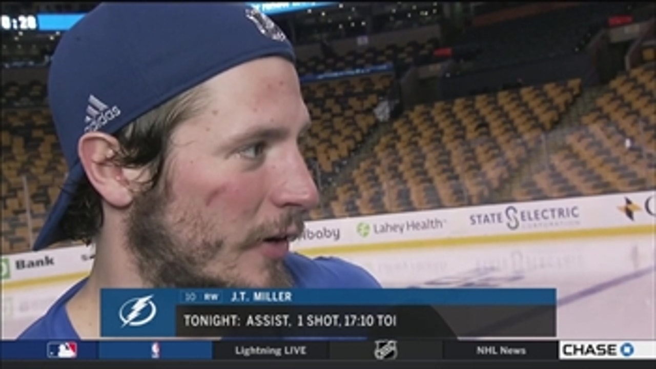 J.T. Miller on his line's production in Game 4