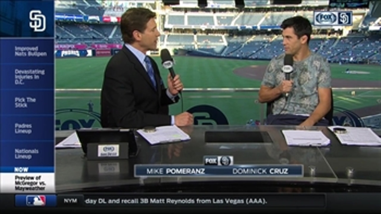 Dominick Cruz talks Mayweather-McGregor on Padres Live