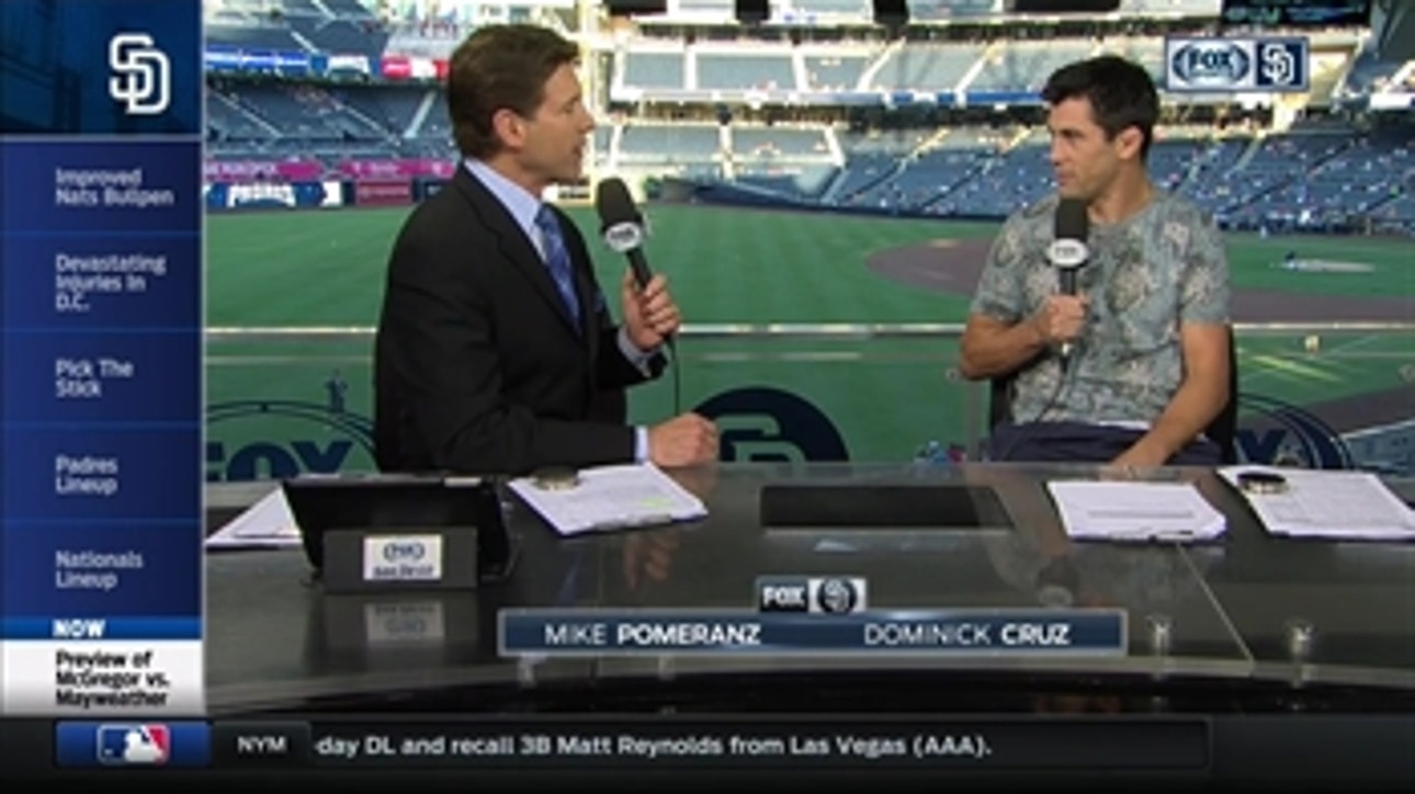 Dominick Cruz talks Mayweather-McGregor on Padres Live