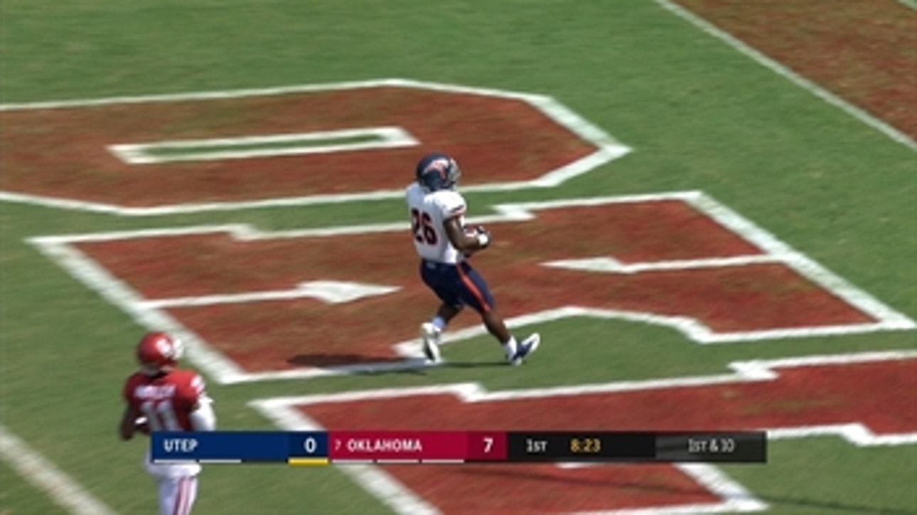 UTEP's Walter Dawn rushes for 17-yard touchdown to even the score