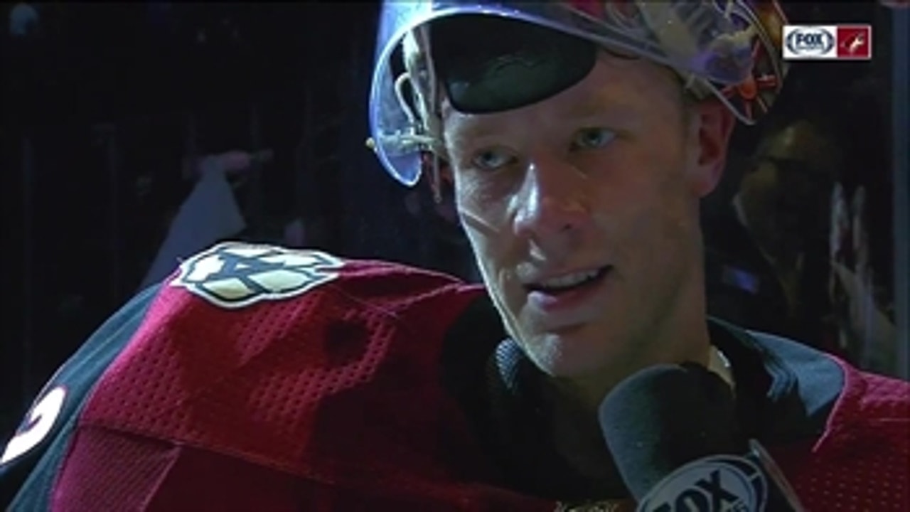 Antti Raanta comes up big to record his first win for Coyotes