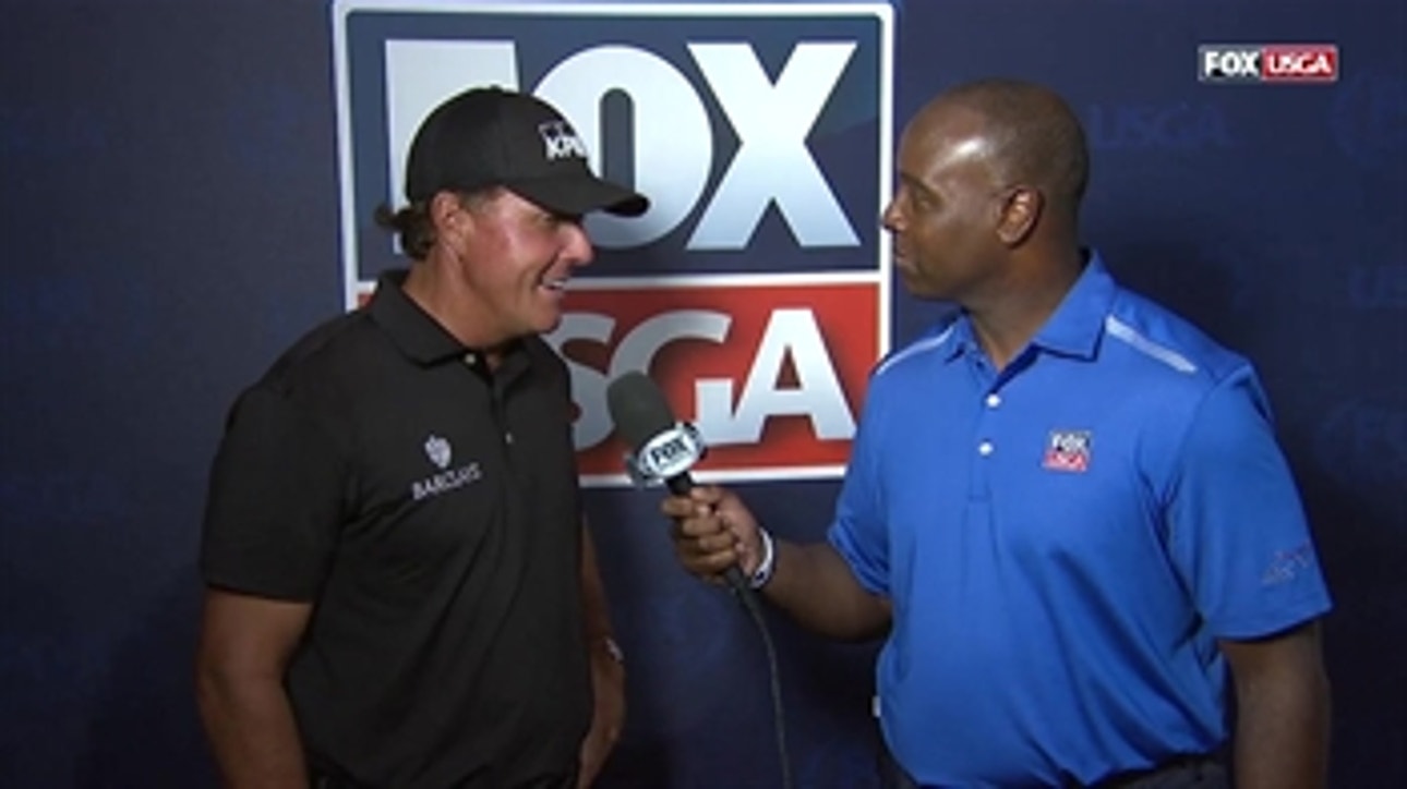 Mickelson: 'It was challenging to get the ball in the hole'