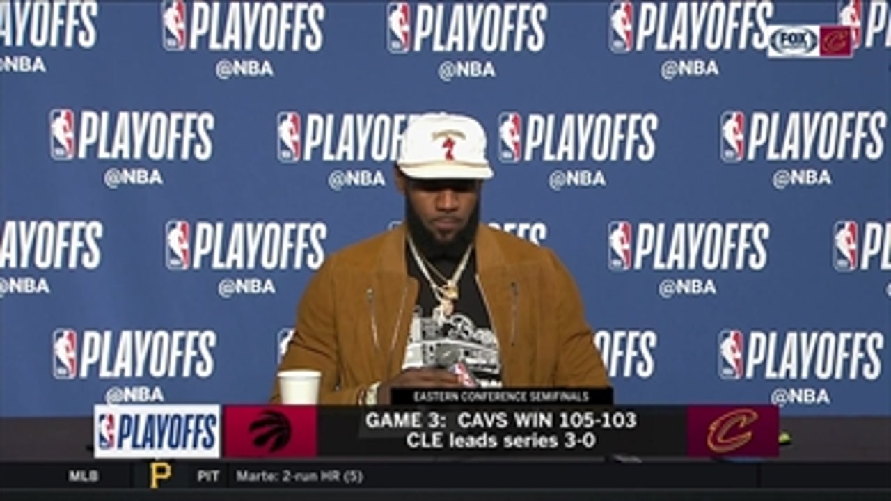 LeBron James after Game 3 win