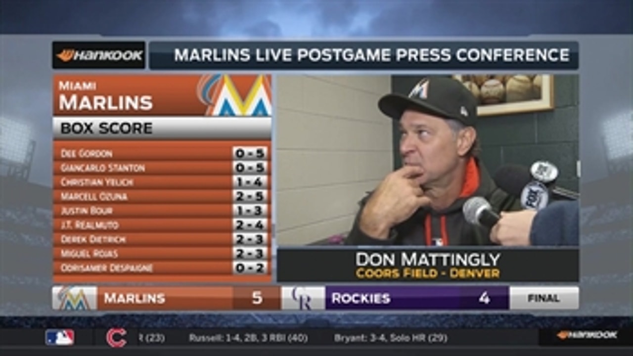Don Mattingly: 'The guys are battling'