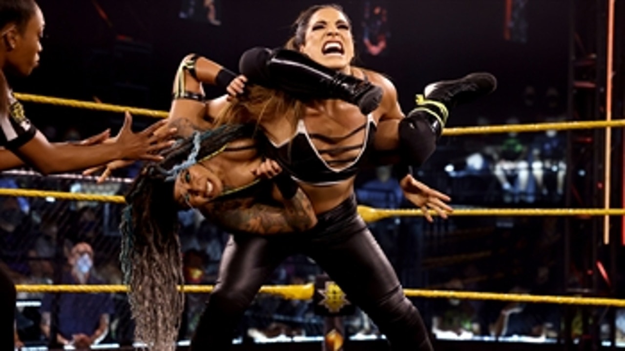 Raquel Gonzalez & Dakota Kai vs. Kayden Carter & Kacy Catanzaro: WWE NXT, June 15, 2021