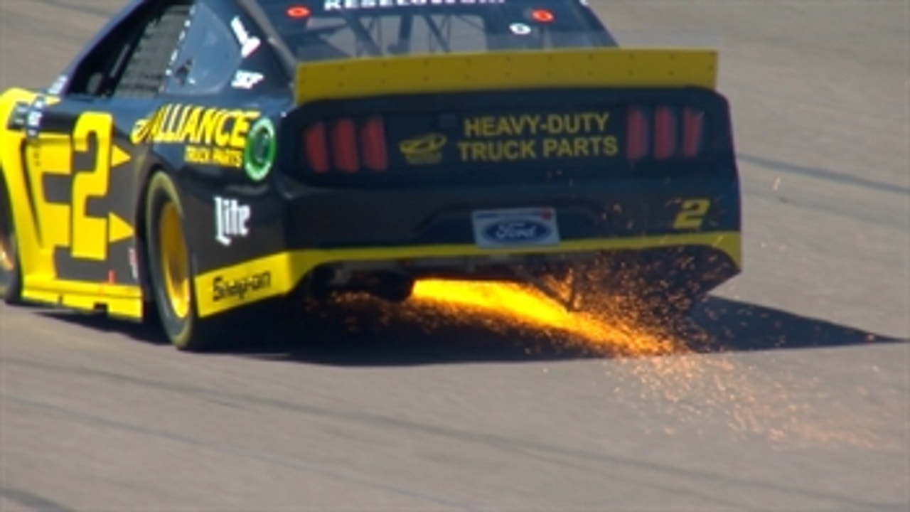 Brad Keselowski hits the wall after mechanical problem | FOX NASCAR