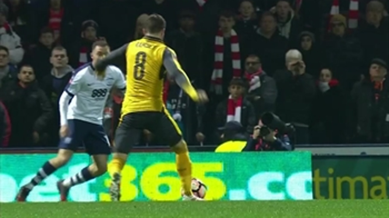 Aaron Ramsey equalizes for Arsenal vs. Preston North End ' 2016-17 FA Cup Highlights