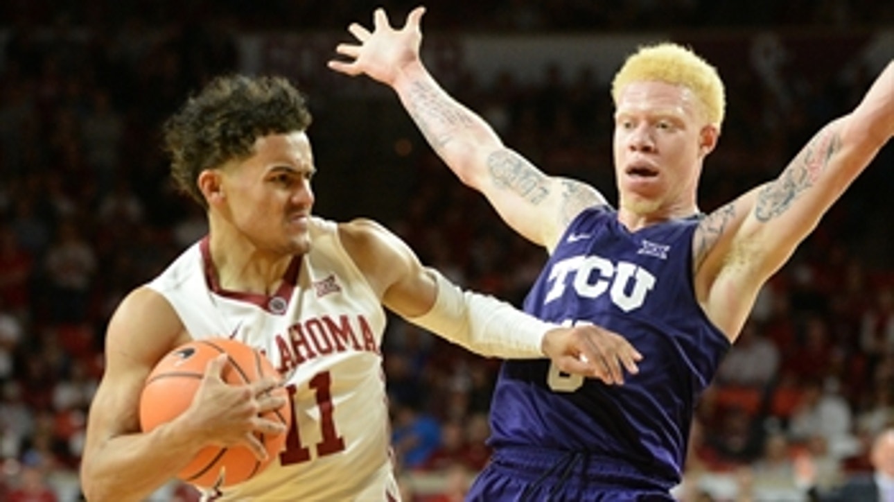 Trae Young's 43 points powers the No. 9 Oklahoma Sooners past the No. 16 TCU Horned Frogs, 102-97