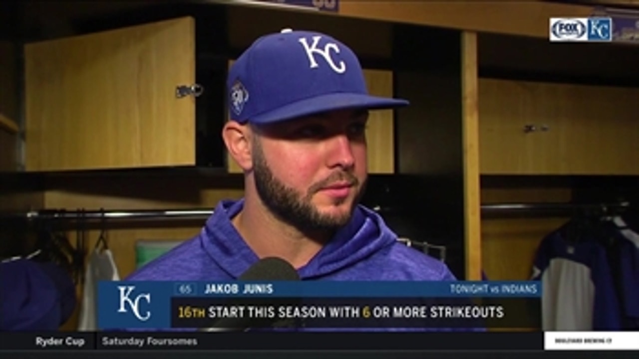 Jakob Junis says leading Royals' staff in innings is 'something I'm proud of'
