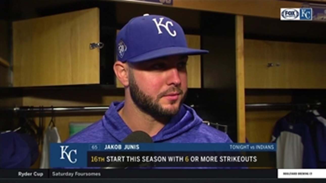 Jakob Junis says leading Royals' staff in innings is 'something I'm proud of'