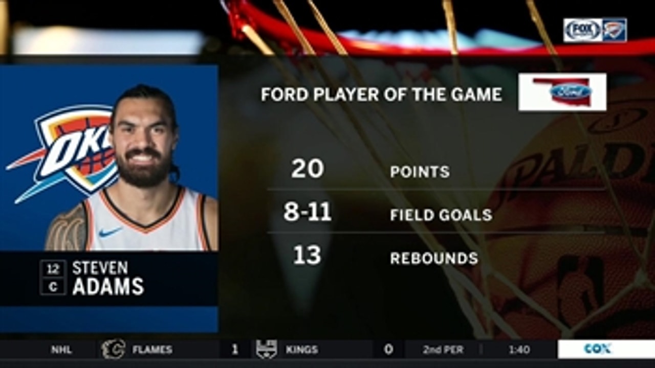 Player of the Game: Steven Adams ' Thunder Live