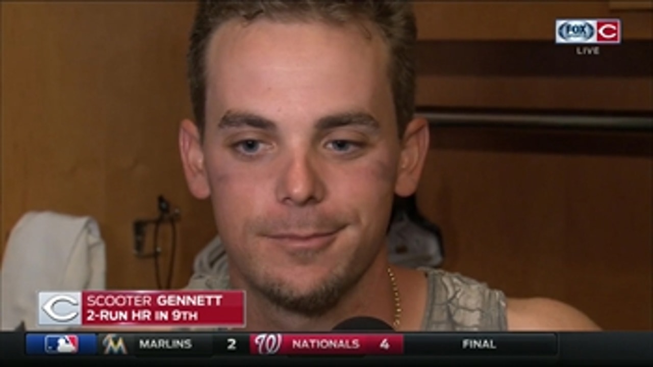 Cincinnati native Scooter Gennett describes his 'special' moment in front of family