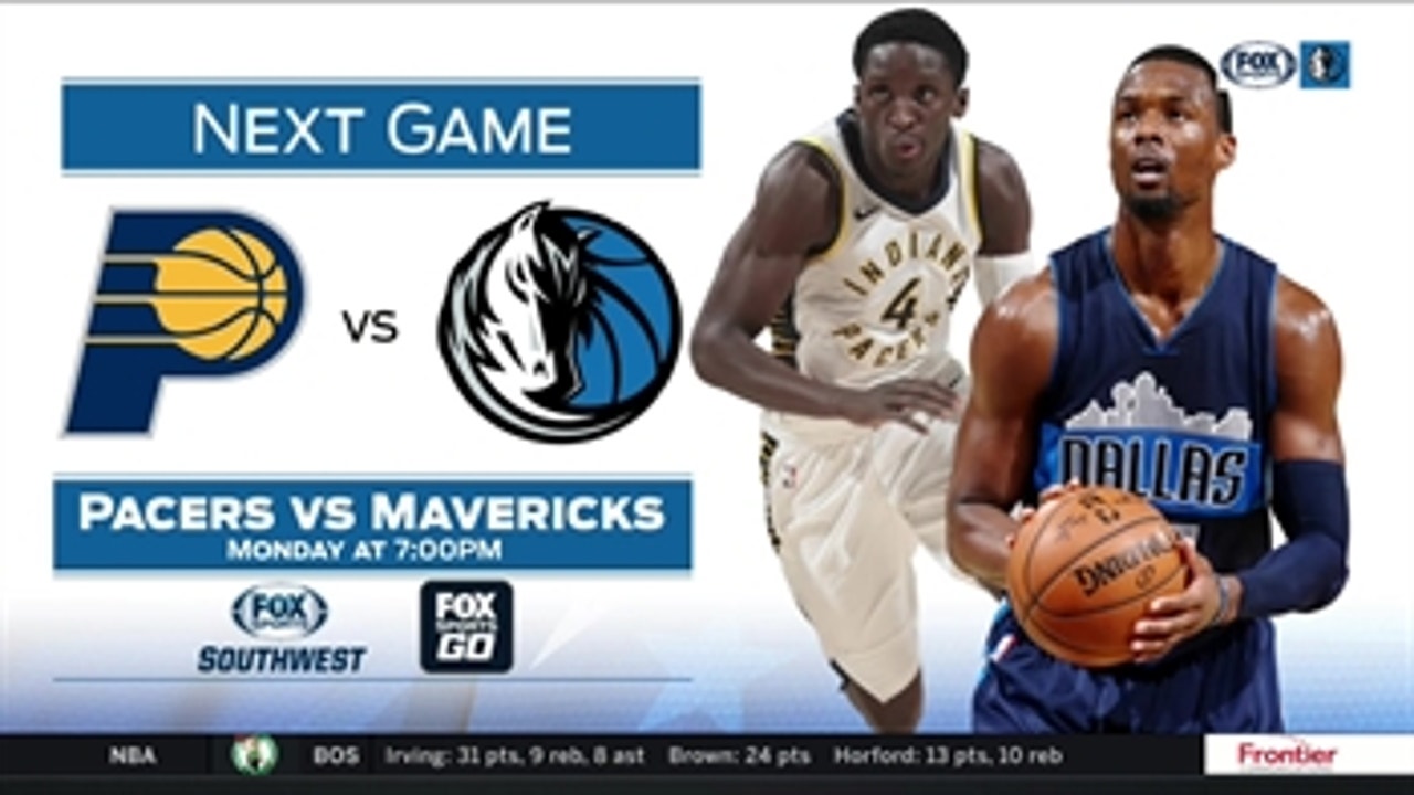 Indiana Pacers at Dallas Mavericks preview ' Mavs Live