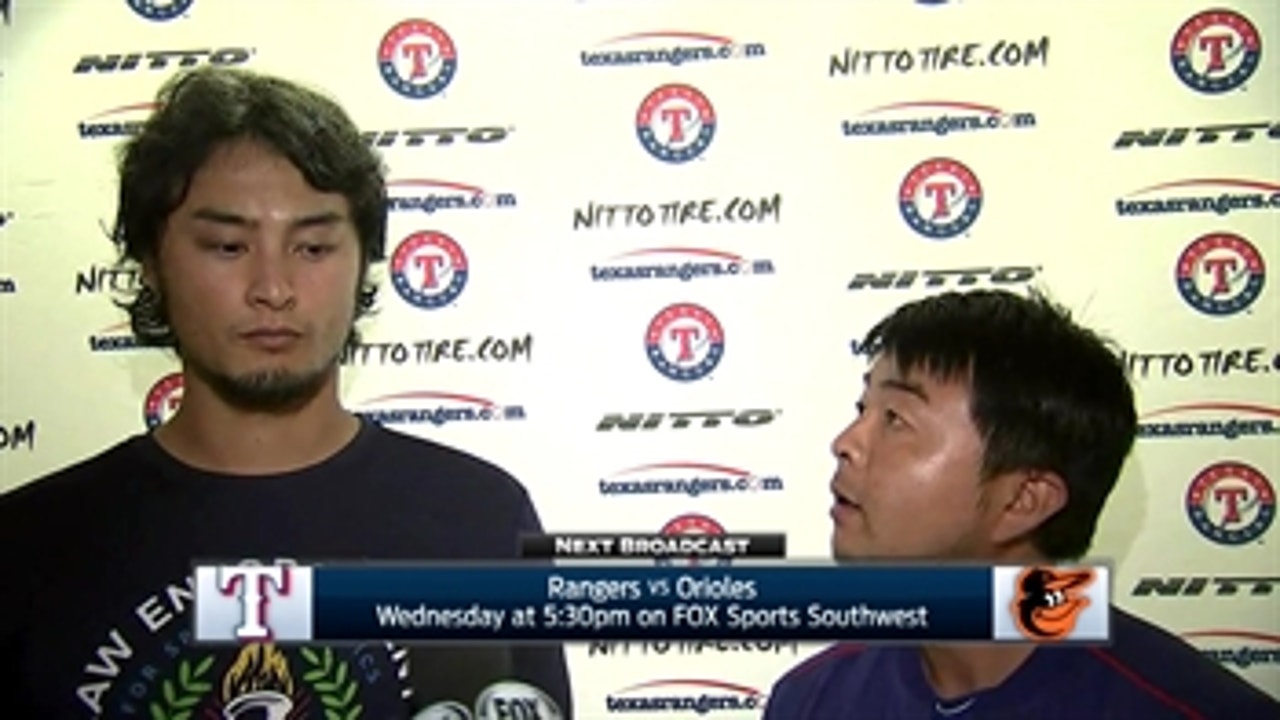 Yu Darvish on working with Lucroy for first time