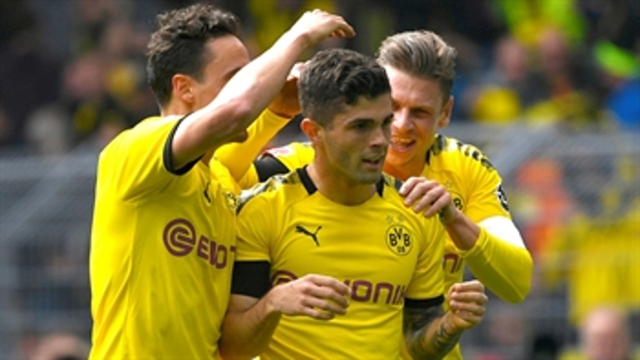 Christian Pulisic scores in his final home game ' 2019 Bundesliga Highlights