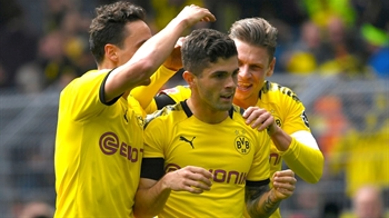 Christian Pulisic scores in his final home game | 2019 Bundesliga Highlights