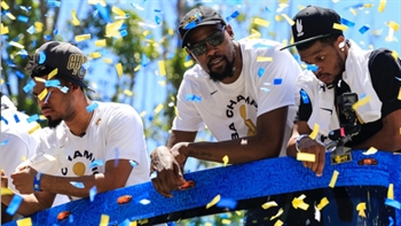 Colin Cowherd: Warriors winning the title without KD will be 'the most awkward parade of all-time'
