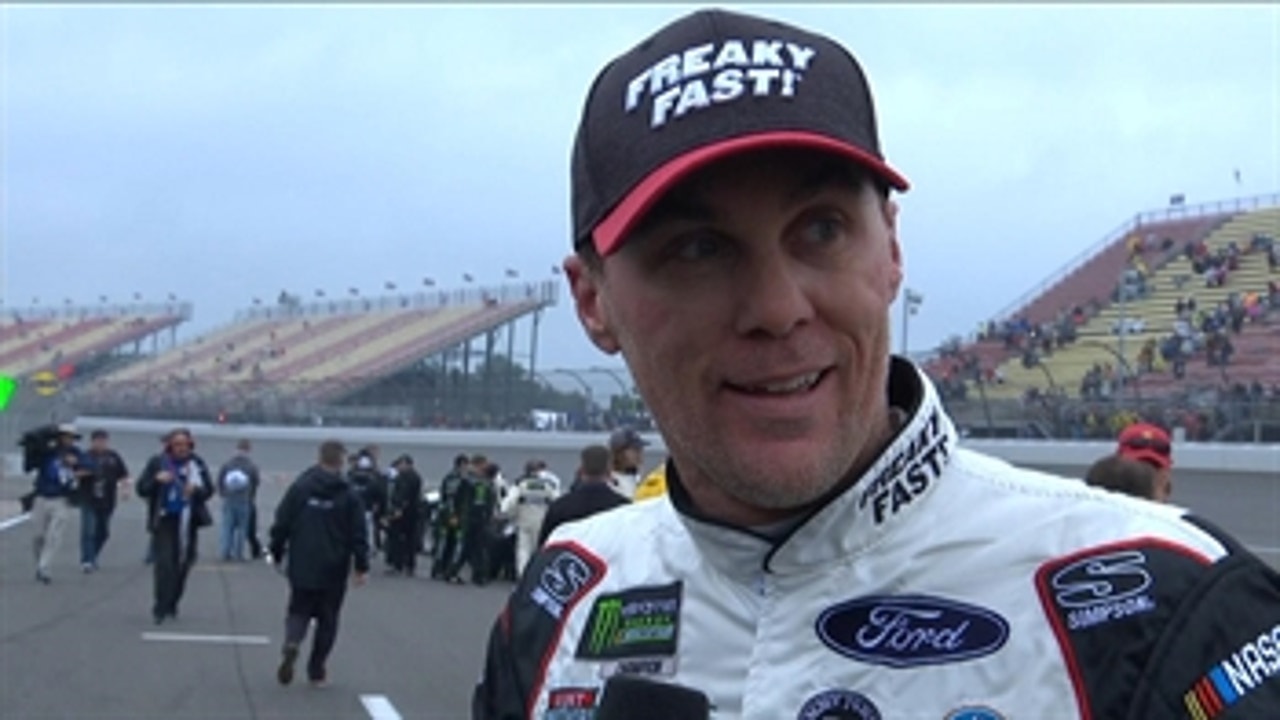 Kevin Harvick happy with teammate Clint Bowyer's win ' 2018 MICHIGAN ' FOX NASCAR