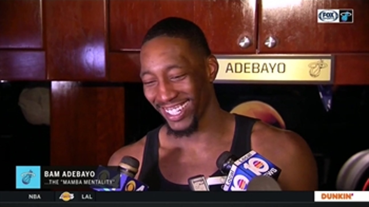 Bam Adebayo: 'I felt like I had the Mamba Mentality tonight'