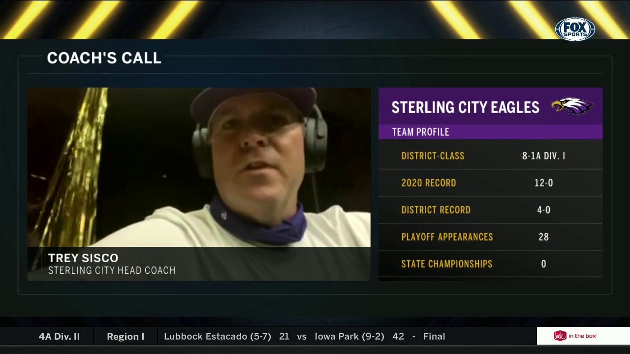 Sterling City Coach's Call with Trey Sisco ' Football Friday