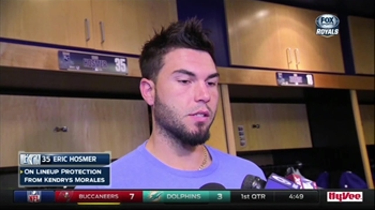 Hosmer likes Morales' lineup protection