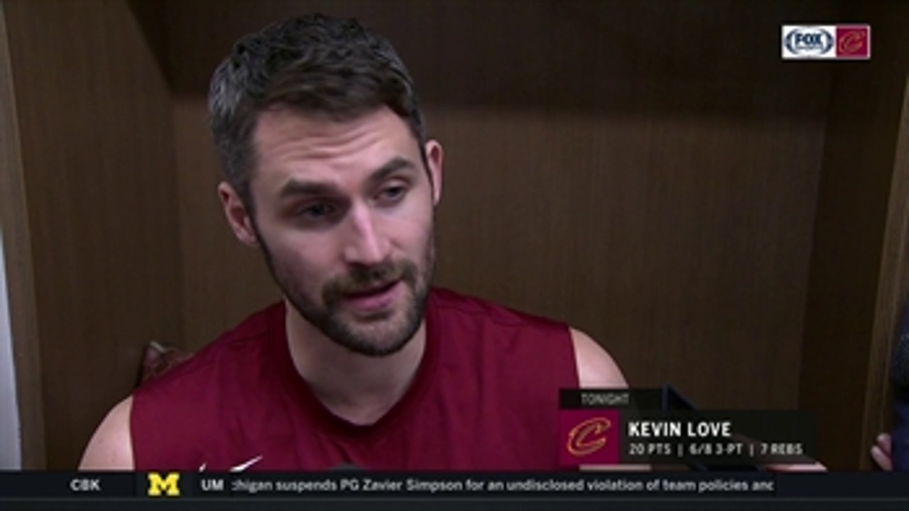 Kevin Love comments on Kobe's passing and Cavs' victory in Detroit