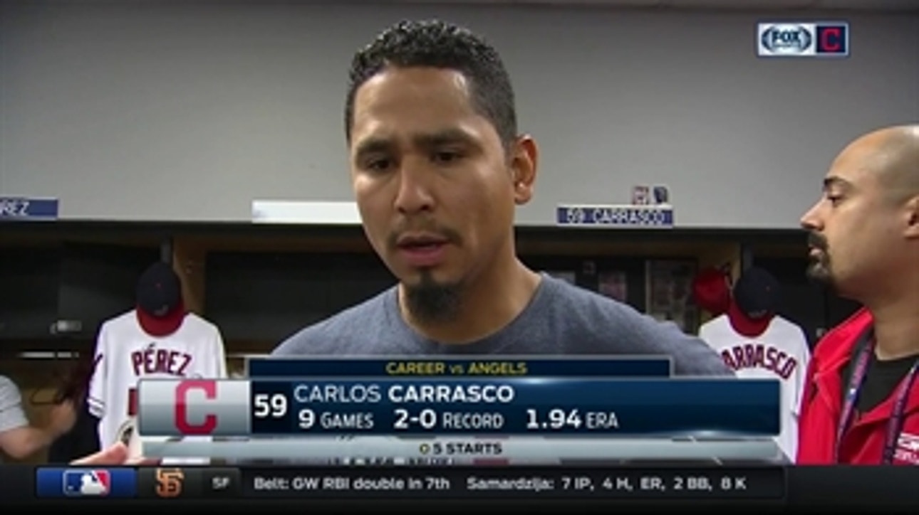 Carlos Carrasco battled through on night he didn't have his best stuff
