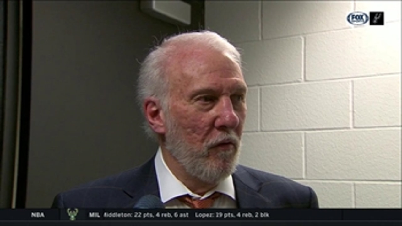 Gregg Popovich on Davis Bertans' shooting in win over Wizards